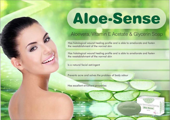 Aloe-Sense Soap | Medicated Soap | Top Derma PCD Franchise Company in India