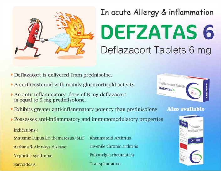 DEFZATAS-6 Tablets manufacturing company in Mohali India | Psychocare Health Pvt. Ltd.