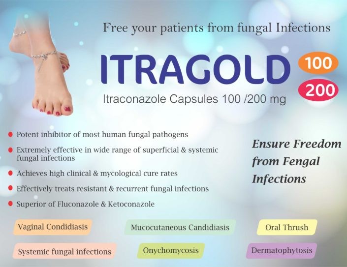 ITRAGOLD - Itraconazole Capsules Pharma PCD Franchise | Psychocare Health Pvt. Ltd.