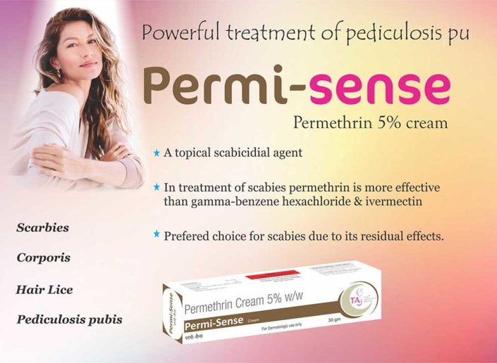 Permi Sense Permethrin 5% cream | Permethrin Cream Derma PCD Franchise company in Mohali India | The Aesthetic Sense
