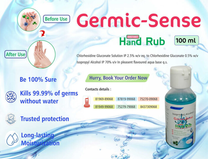 Germic Sense | Kills 99.99% Germs without water | The Aesthetic Sense