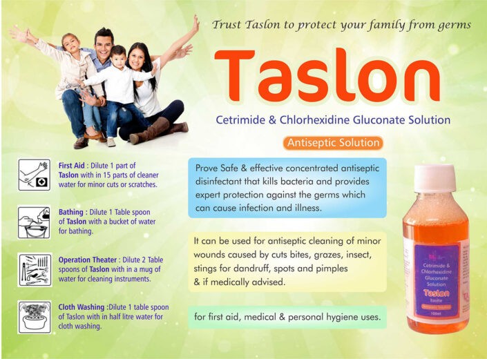 Taslon Cetrimide & Chlorhexidine Gluconate Solution