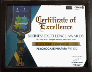 Outstanding Achievement Award for Business Excellence