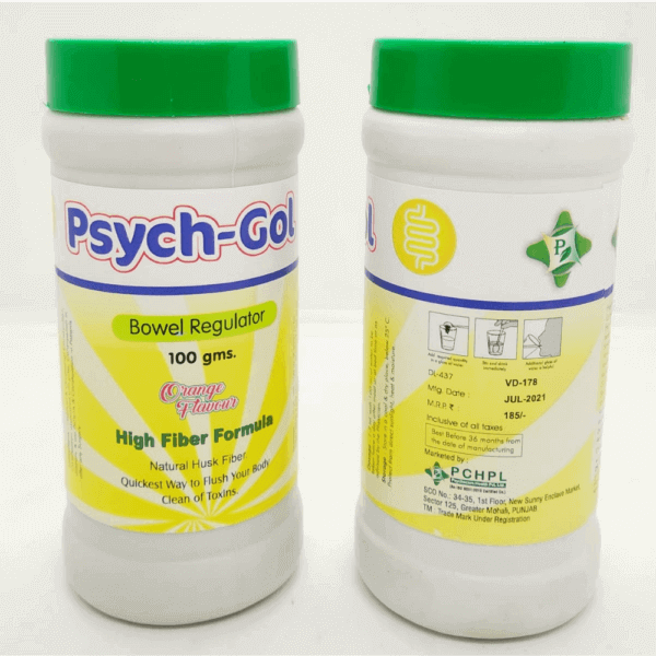 Psych-Gol (100 gm) Laxative – Hi-Fibre Isabgol Digestive Care