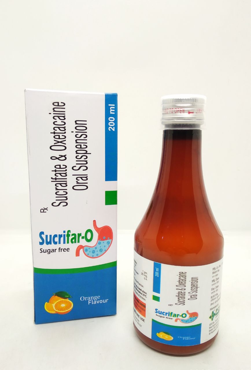 Sucralfate & Oxetacaine Oral Suspension - 200 ml