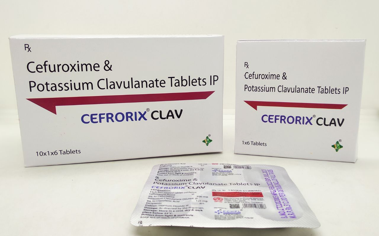  Cefuroxime & Potassium Clavulanate tablets IP