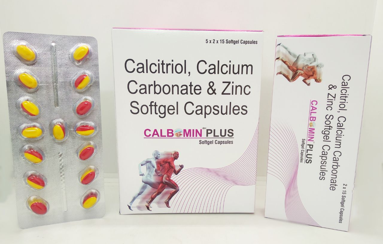 Calcitriol, Calcium Carbonate & Zinc Softget Capsules