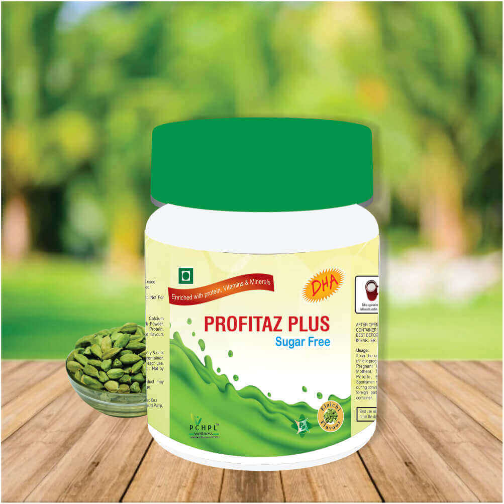 Profitaz Plus Protein Supplement (200 gm) (Elaichi)