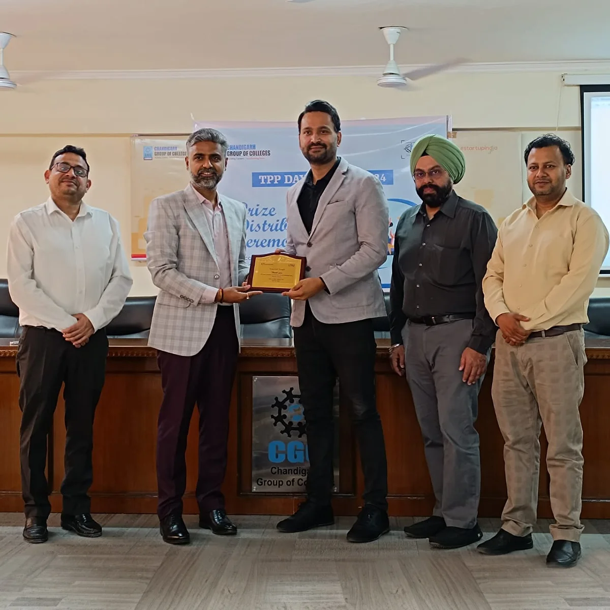 Highlights from the TiE Chandigarh-TiE U GPC 2023-24 Chapter Finals: Mr. Supreet Singh as Esteemed Jury Member