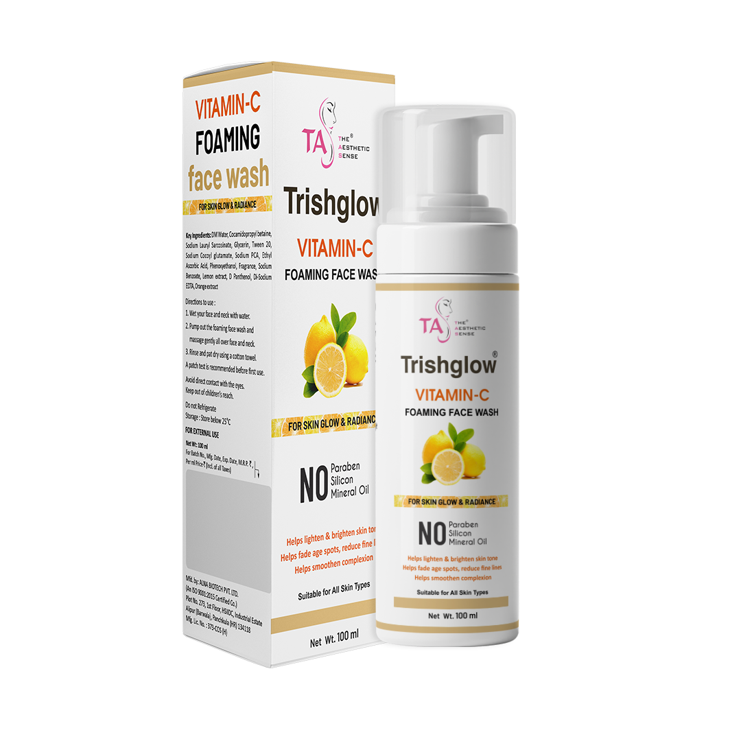TRISHGLOW VIT-C  FOAMING FACE WASH