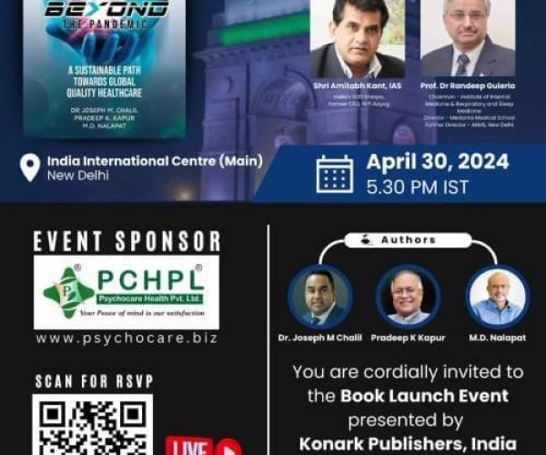 Join Us for the Book Launch of 'India Beyond The Pandemic' – A Celebration of Healthcare Resilience and Lessons Learned